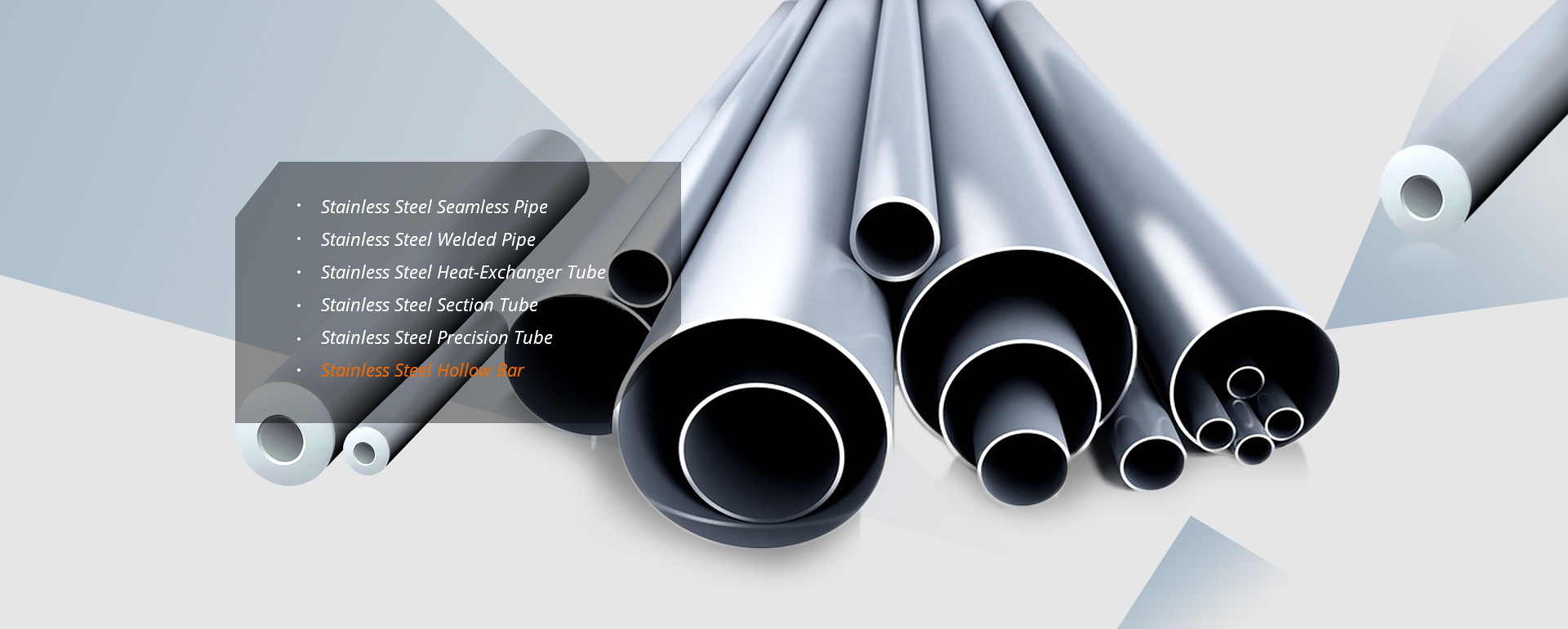 Stainless steel pipe&tube banner