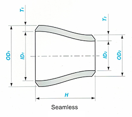 Butt-welding Concentric Reducer Sketch Map-Walmi