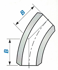 Butt-welding 45° 3D Elbow Sketch Map-Walmi