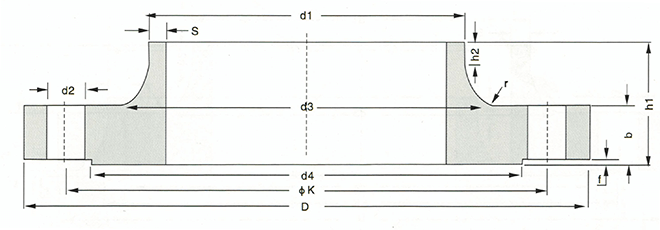 Welding neck flange-EN-DIN