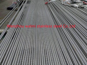 Stainless steel corrugated heat exchange tube